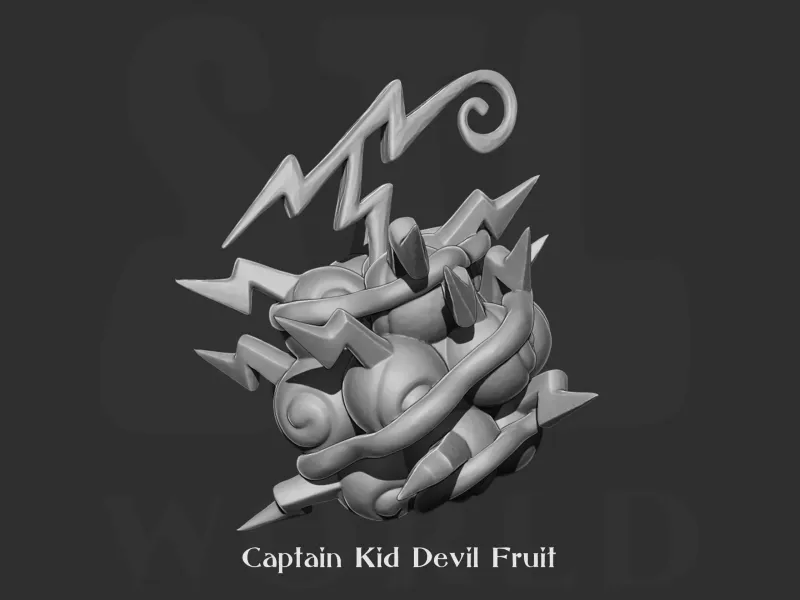 Captain Kid Devil Fruit - 3D Print Model