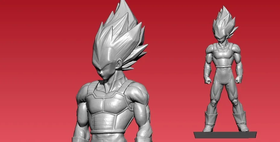 Vegeta (Cadic) Dragon ball Z model - Statue -3D print