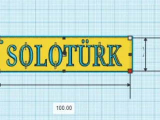 "SOLOTÜRK" anahtarlık / Keychain