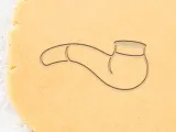 Pipe Cookie Cutter, Biscuit Cutter-0