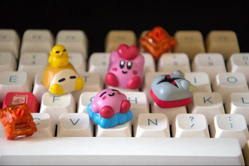 Kirby-Tastenkappen - Mechanische Tastatur