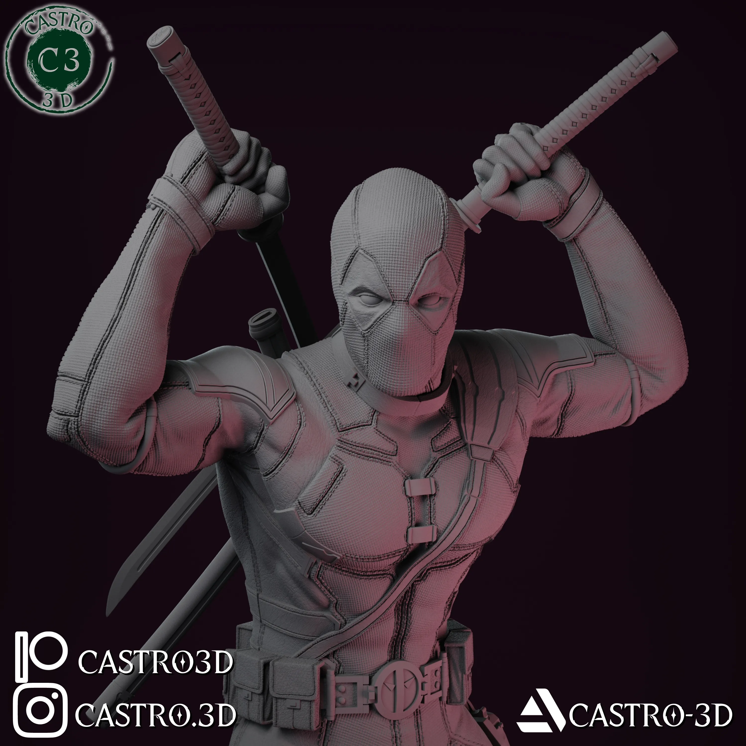 Deadpool - Deadpool und Wolverine Fankunst