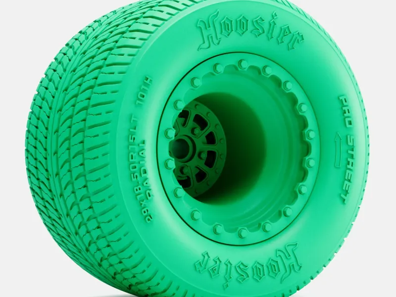 1/24 Scale, 15x15 Sander 762 Wheel, Hoosier Pro Street Tire