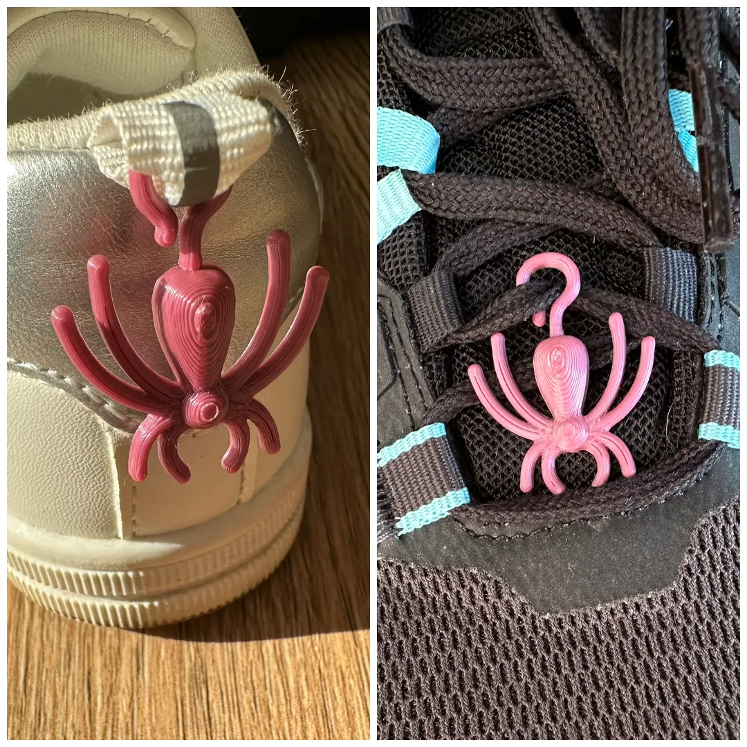 Spider shoe charm