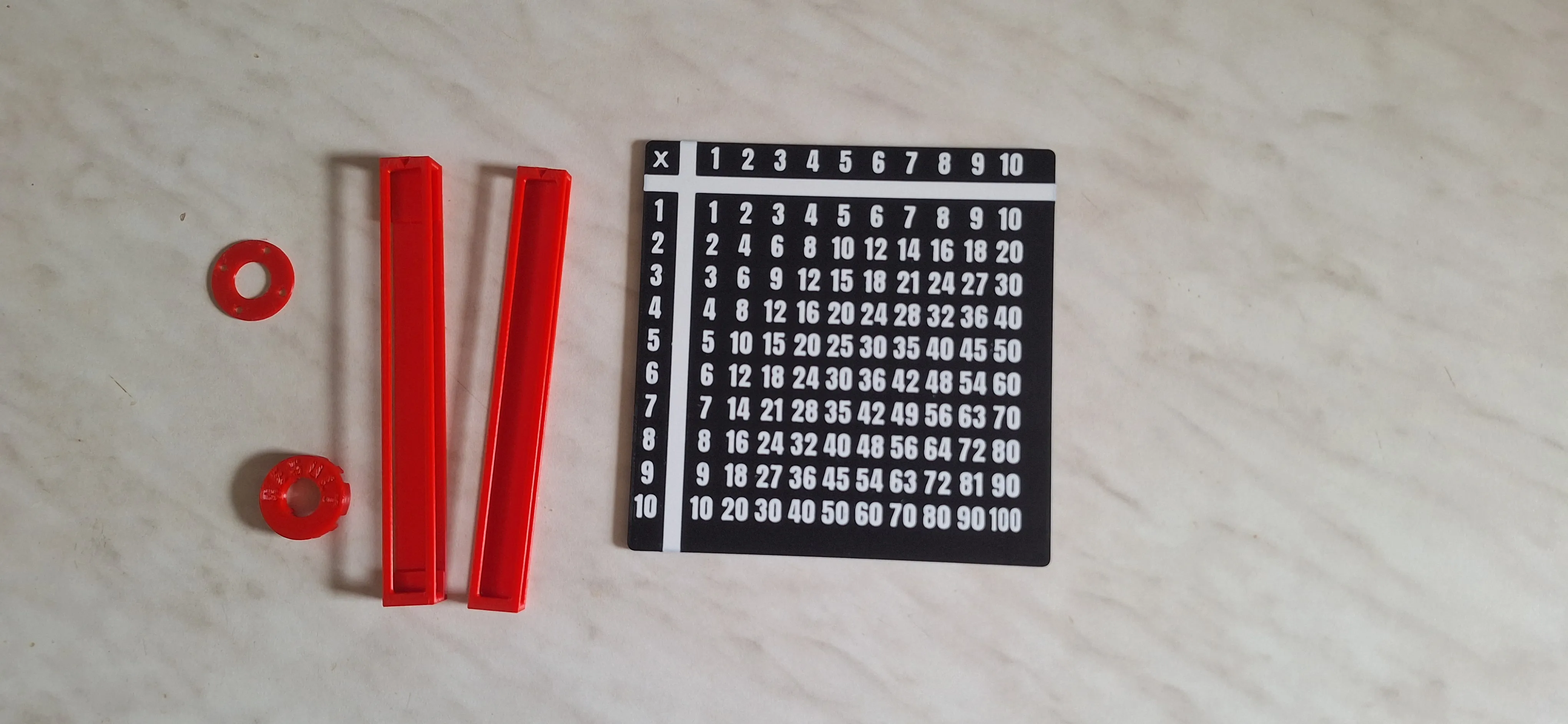 Multiplication table - manual calculator | 3D models download ...