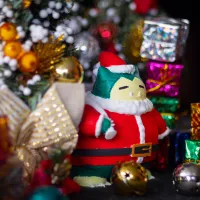 Santa Snorlax Christmas Ornament - Reupload-2