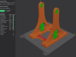 Support pour Bobines de Filaments 3D (<3Kg)