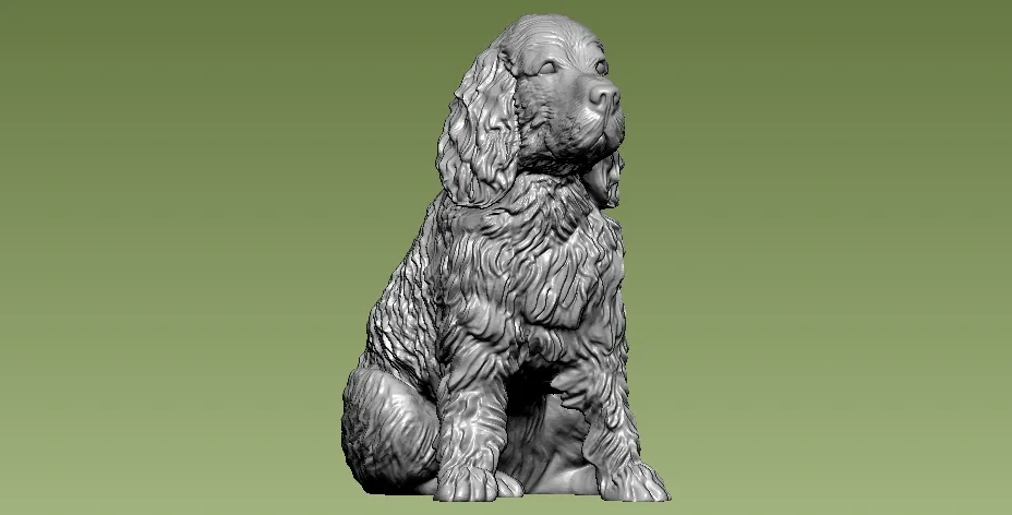 Yorkshire Terrier Dog - statue - 3D print