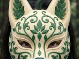 Gothic Kitsune Fox Mask Hanger-1