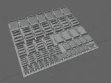 Gundam Detail Part (Rectangular Vents) by CGI-1