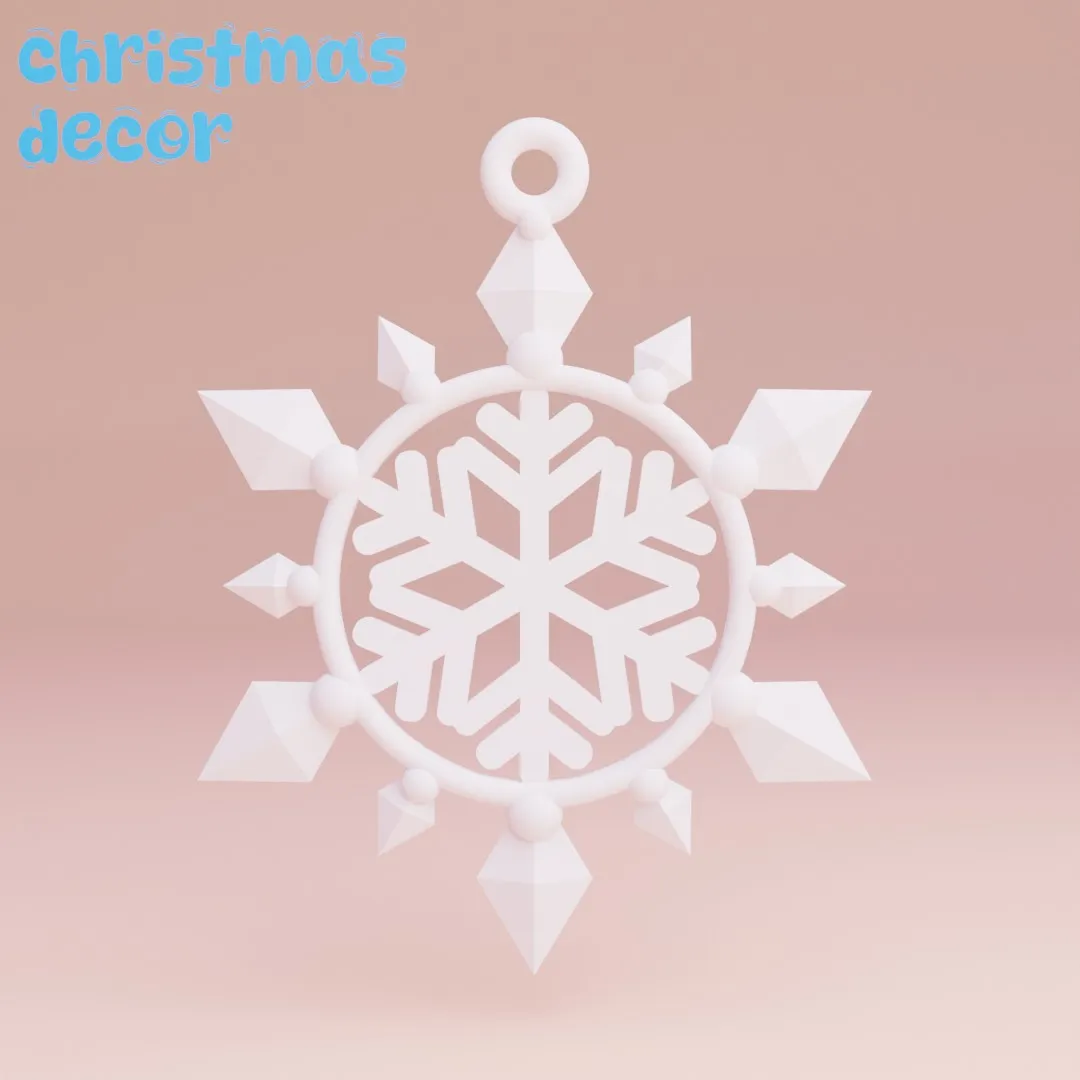 christmas tree decor snowflake seasonal idea