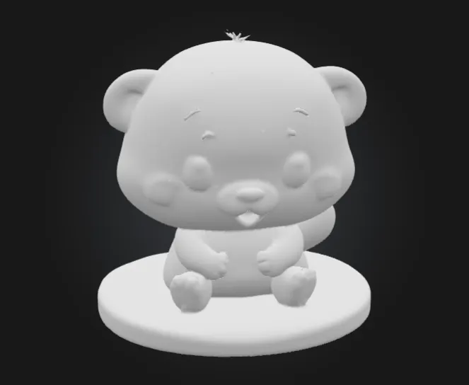 Chibi animal  - mizu cute otter front
