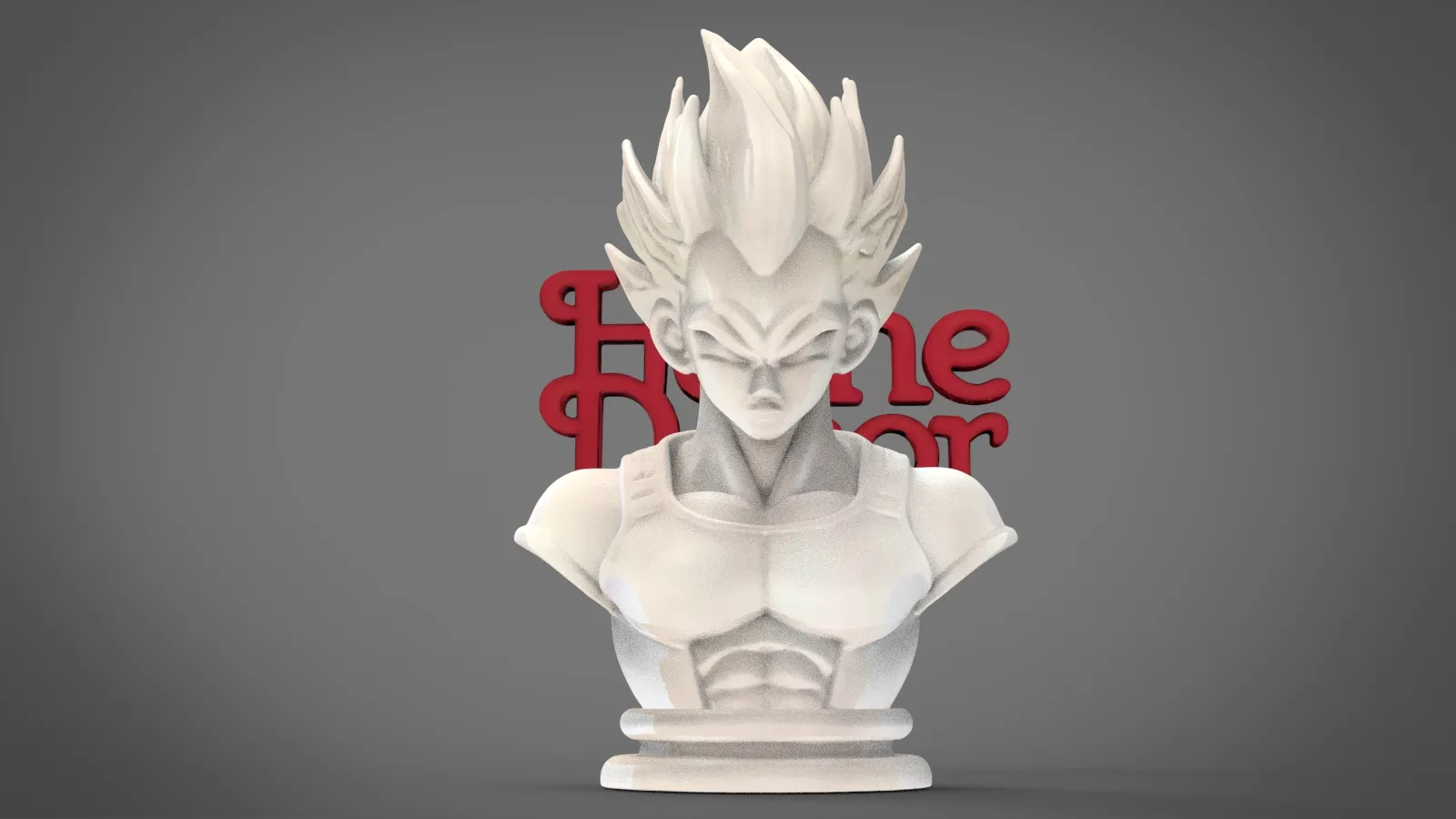 Vegeta - dragonball Bust 3D print model