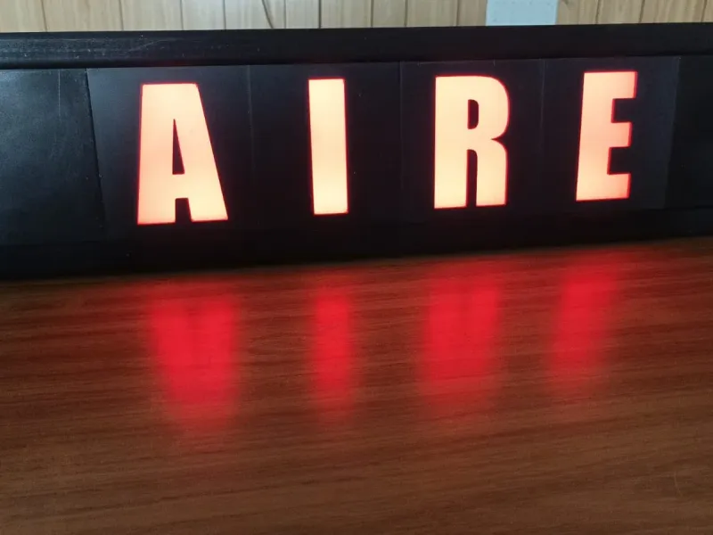 Cartel iluminado - AIRE / AIR Sing