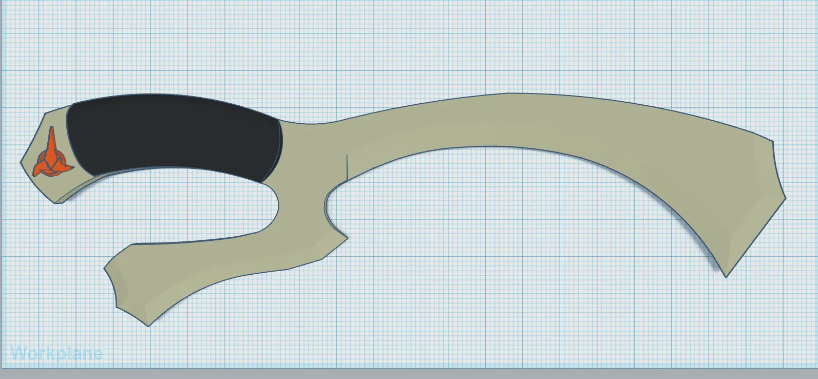 Lama da battaglia Klingon Mek'leth 1