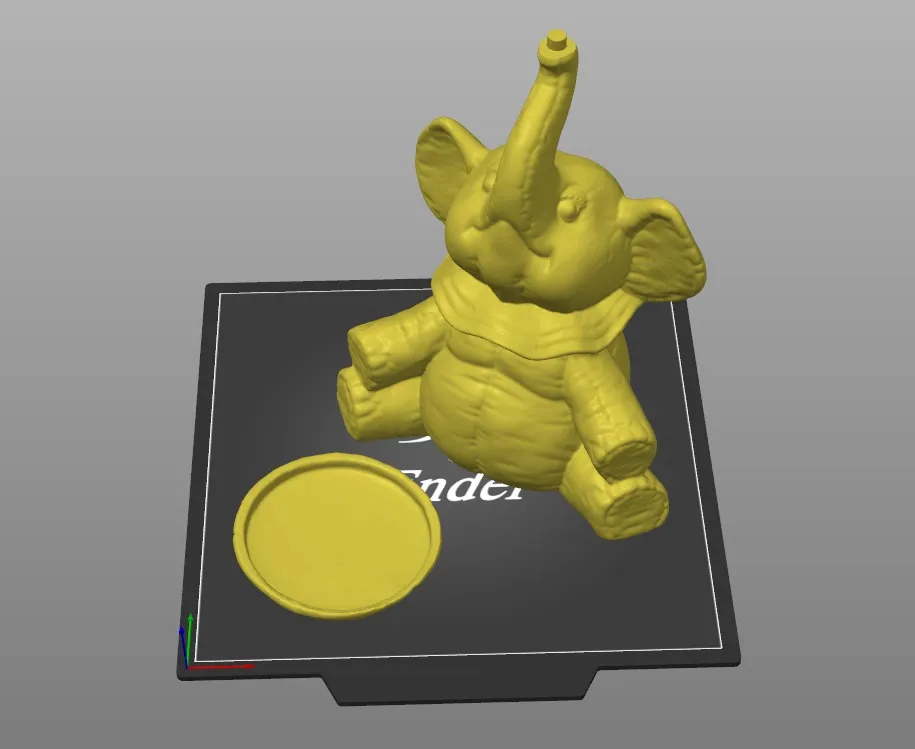 Portaplaca Nick Nack Elefante
