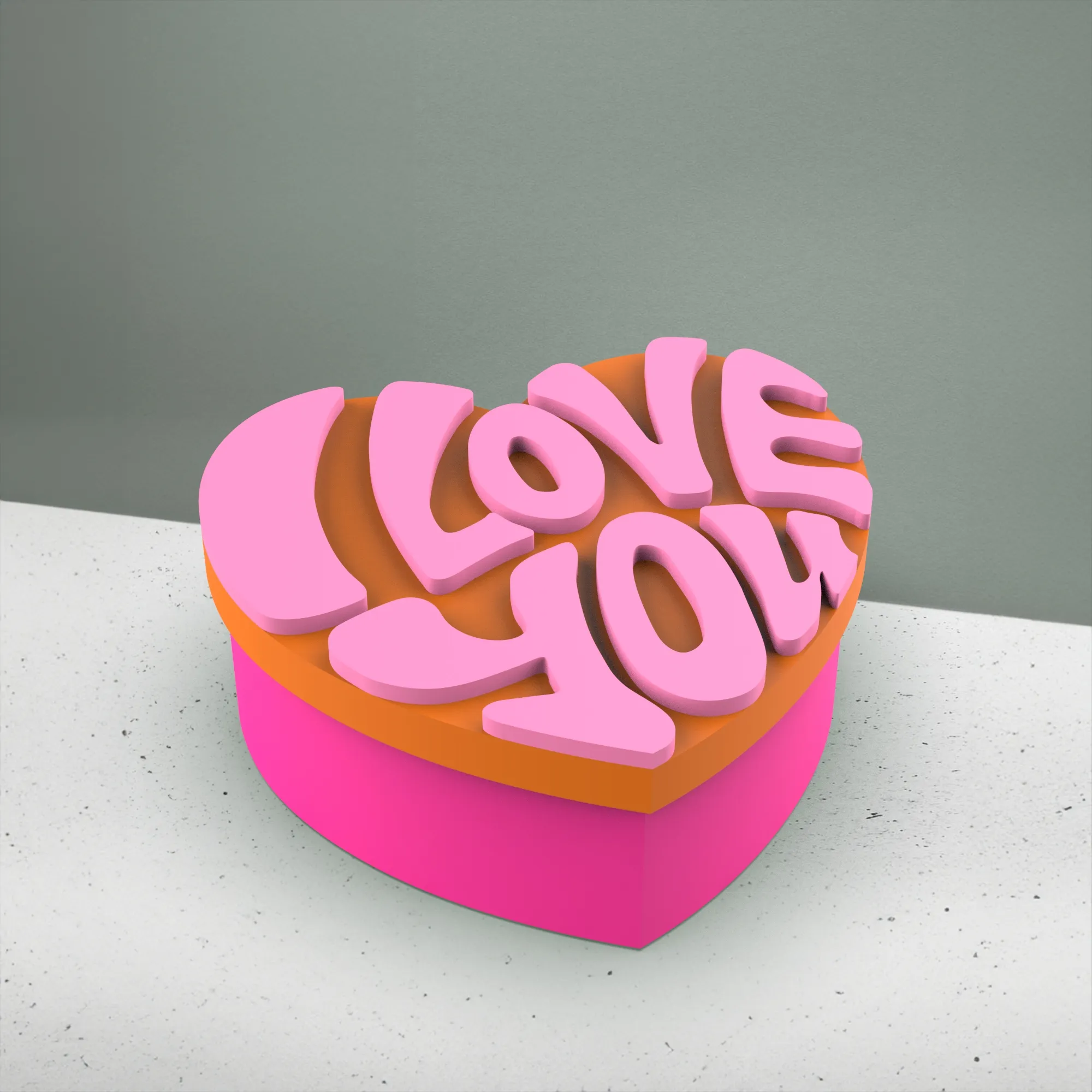3D Printer Files | 3MF File | Love You Box / 3D Valentine’s Day Gift ...