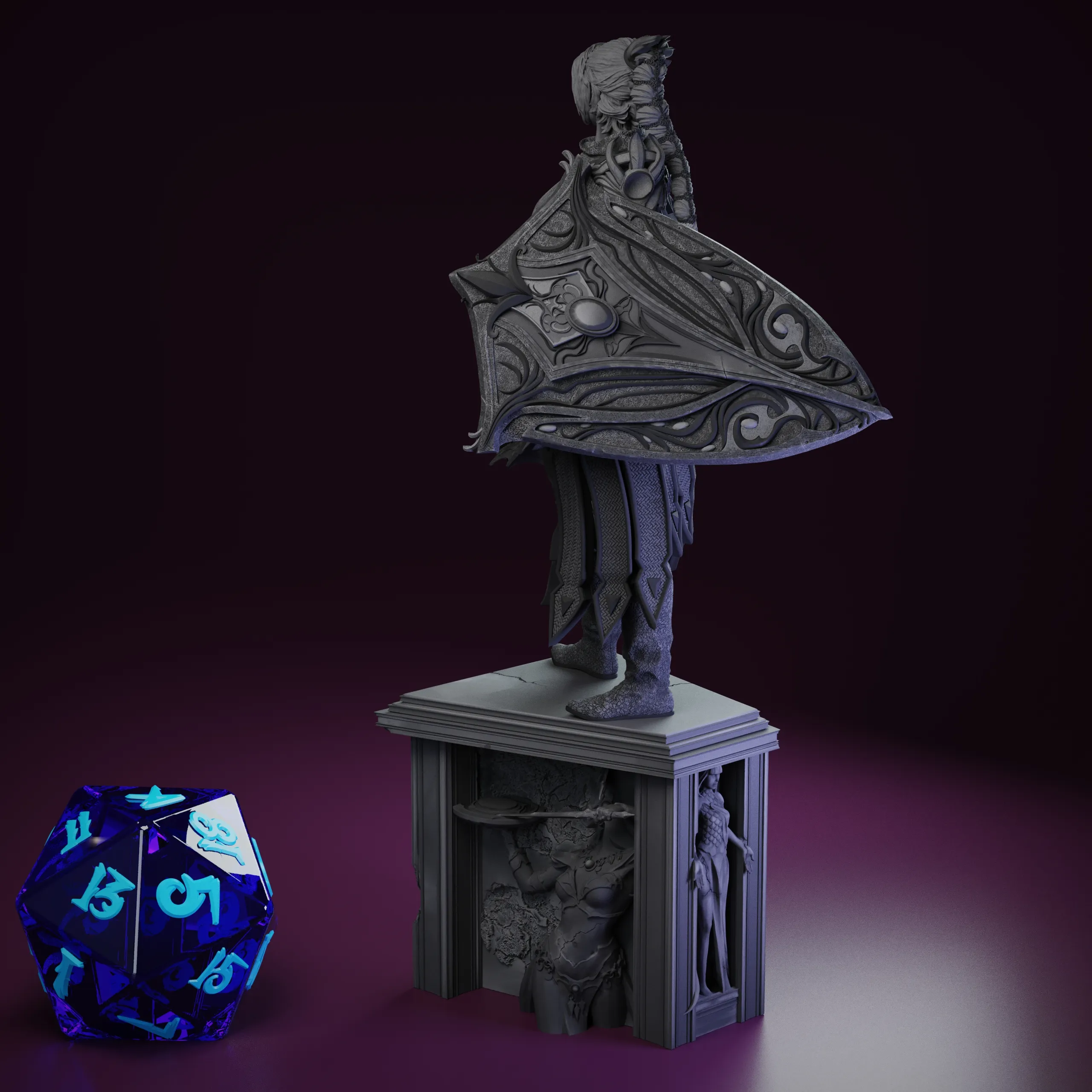 Shadowheart BG3 - tabletop 32mm and 75mm mini