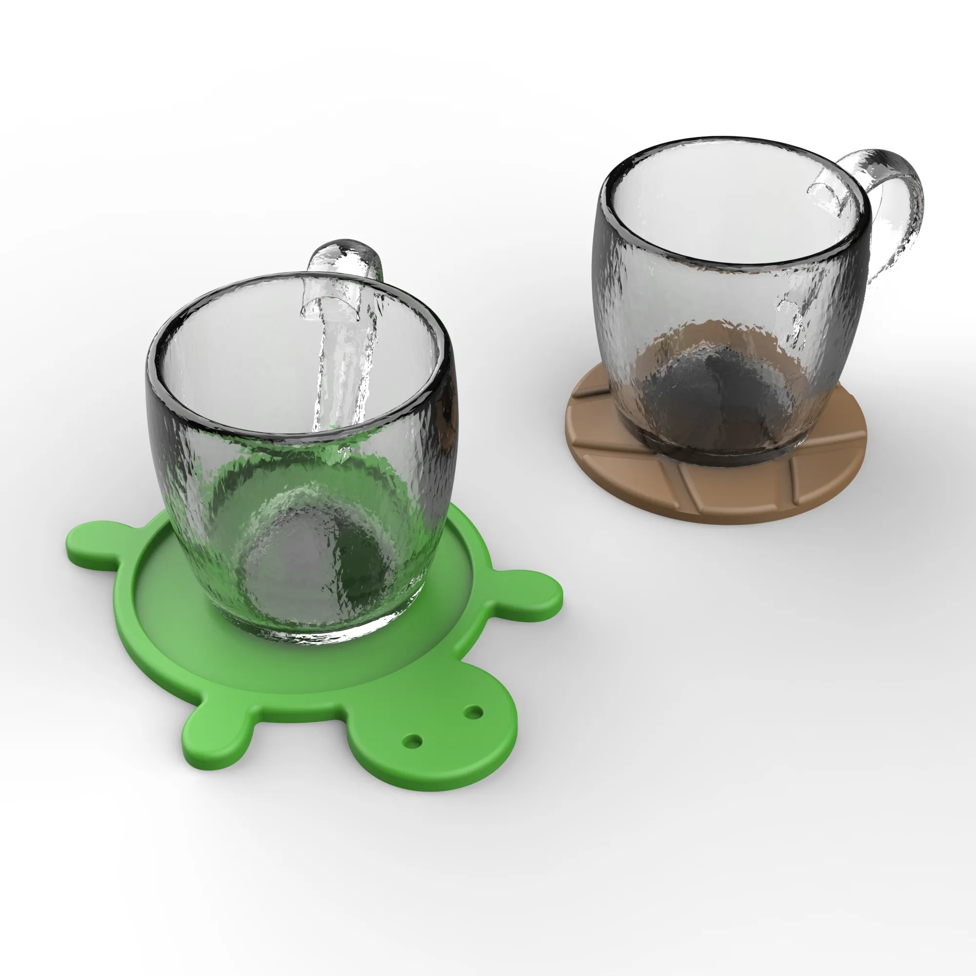 Turtle Coaster, Cute Eco-Friendly Drink Coaster, Ocean