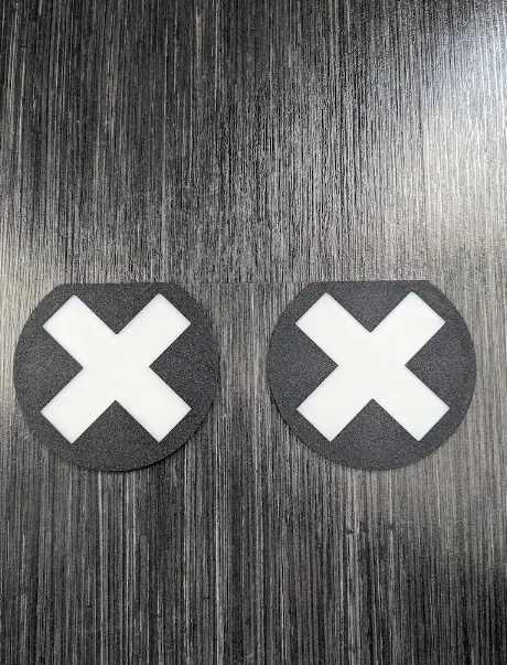 BMW Série 3 (E46) 2 Pcs Décoration de phares nid d'abeille n