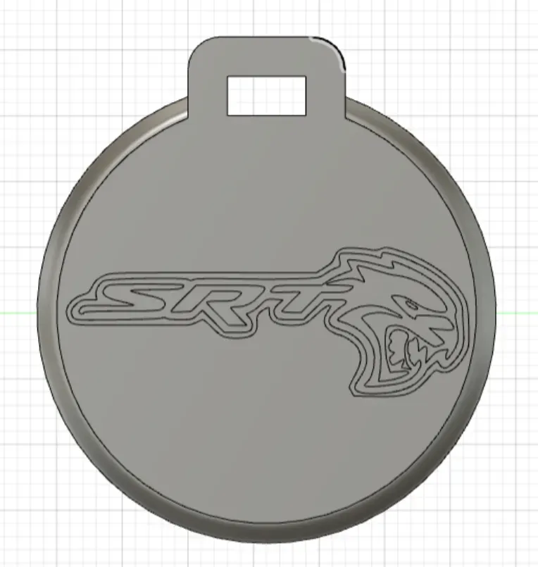 Pendentif porte clé Dodge Hellcat / Dodge hellcat Key ring