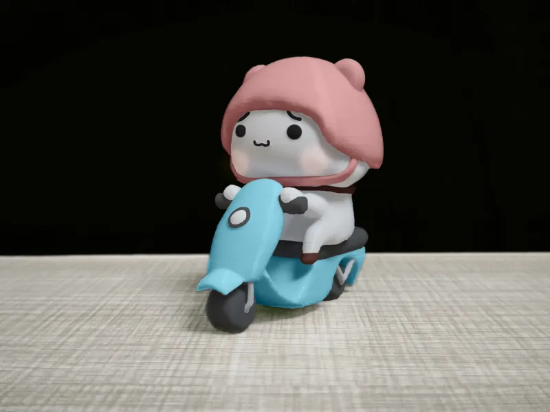 Couple Bear-Electric bick_work_Yier