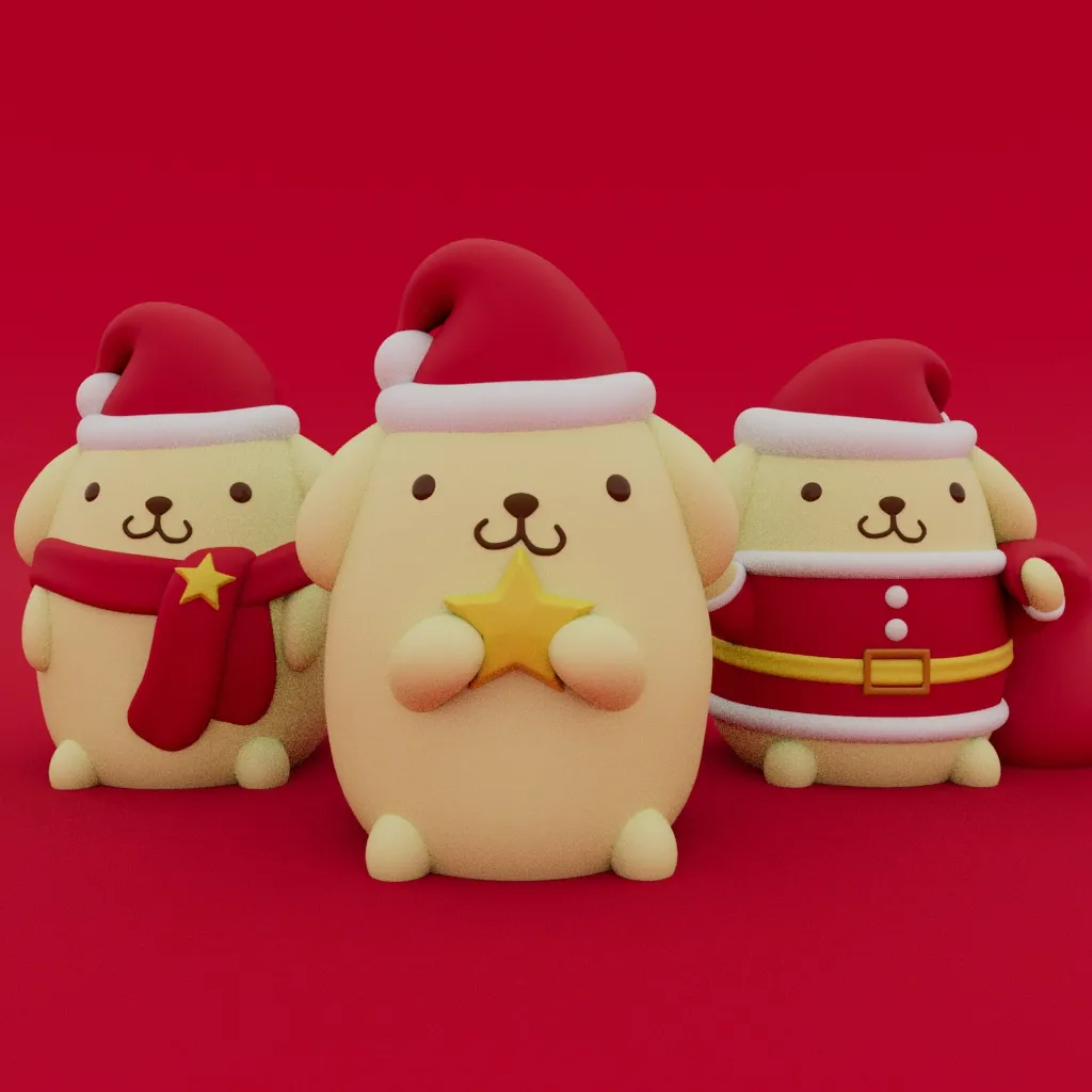 Christmas Special Cute Pompompurin Collection