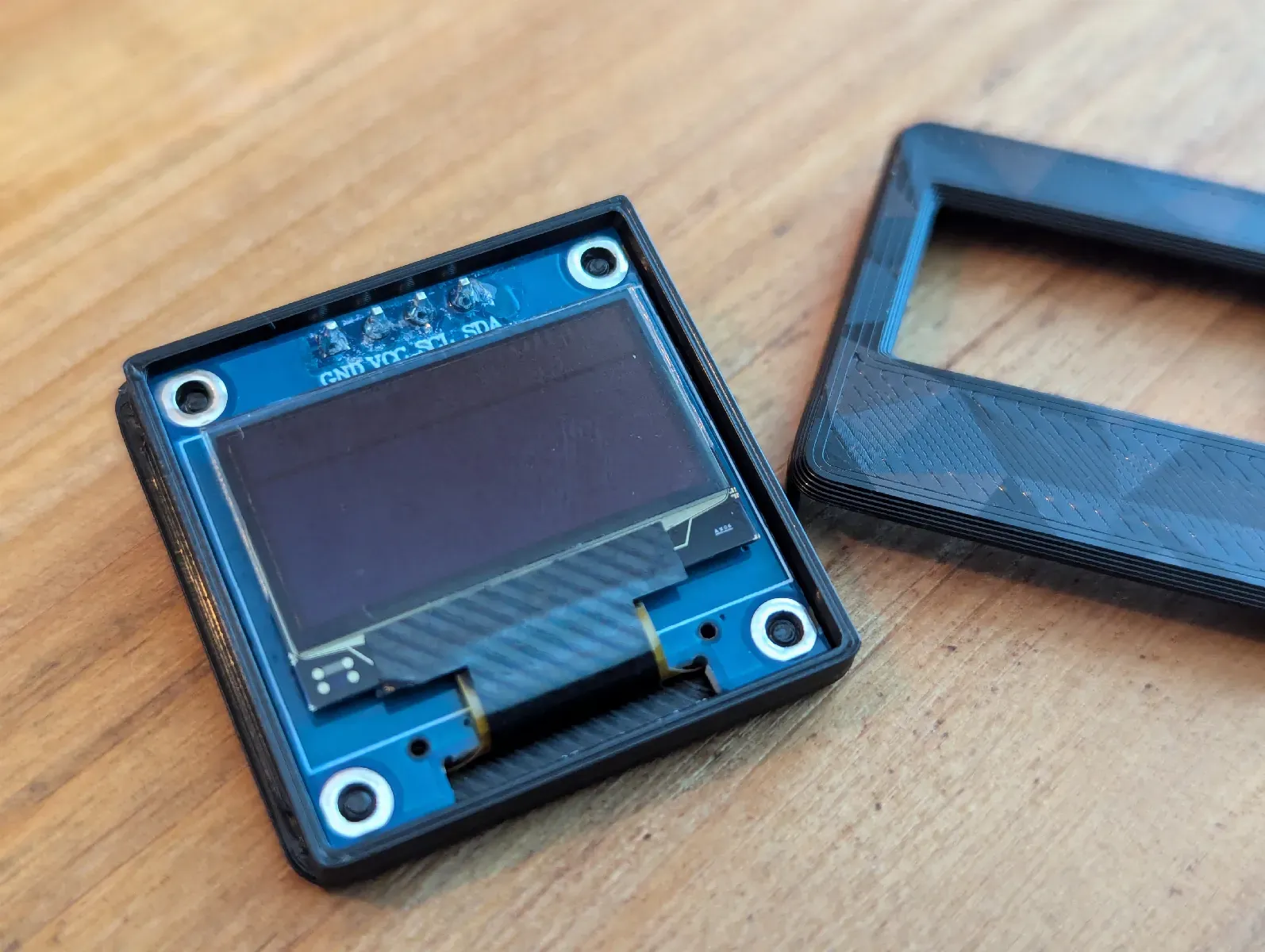 SSD1306 oled display case
