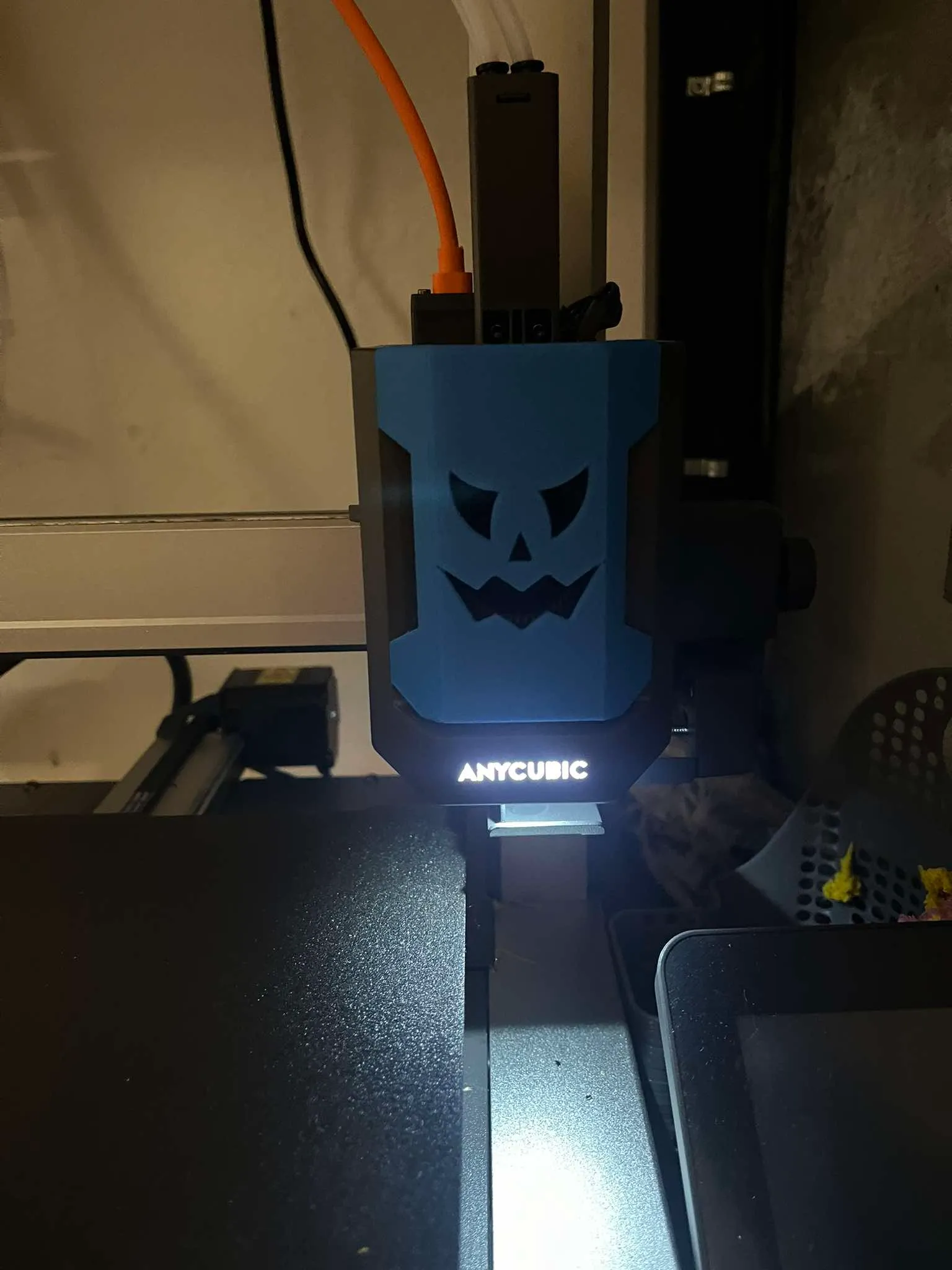 Anycubic Kobra 3 combo hotend cover, halloween, spooky, lots