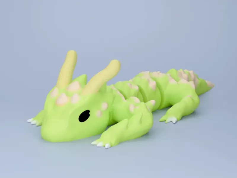 porta-chaves 3D Flexi Dragon (gratuito por tempo limitado) UniQrint