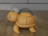 Cute Minimalist Turtle 3D Printable STL Model-4