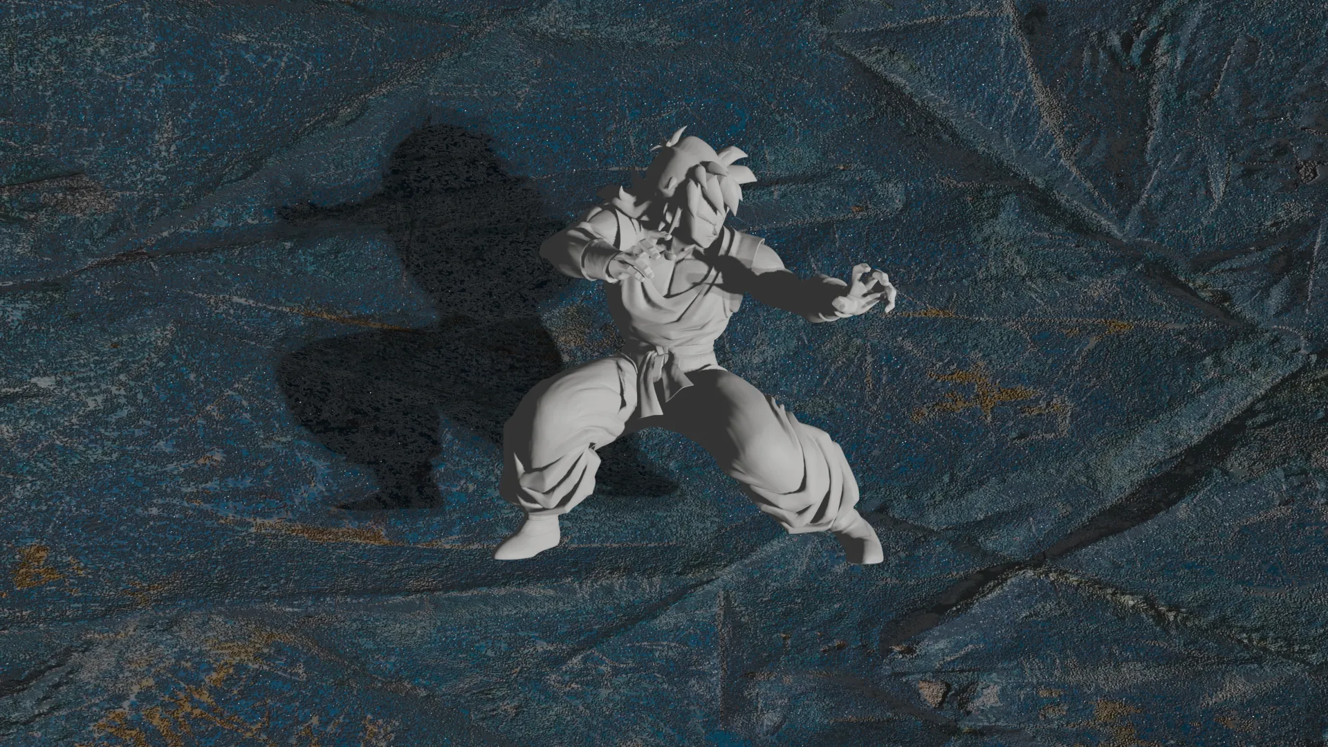 Yamcha Dragon Ball Z #3 Optimized for 3D Printing