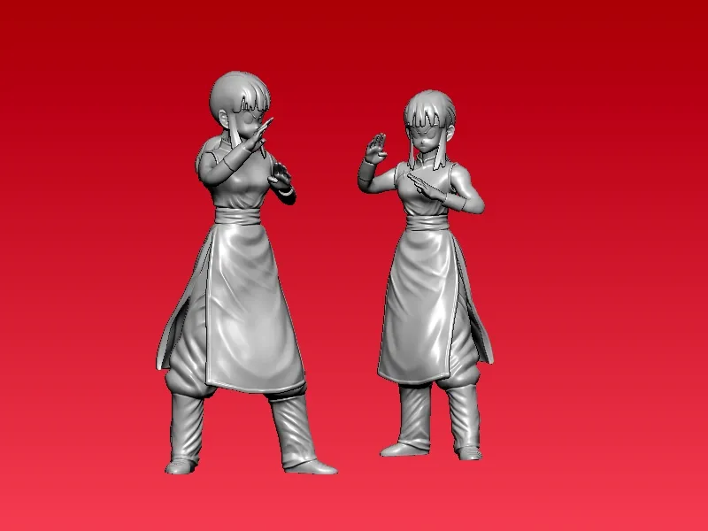 Chi chi model dragon ball - statue - 3D print