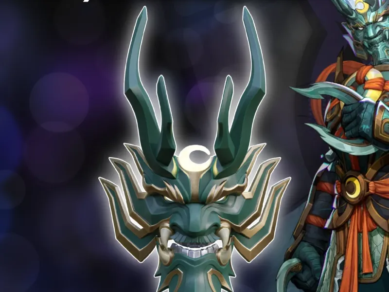 Moon Knight Lunar General Hannya Articulated Mask