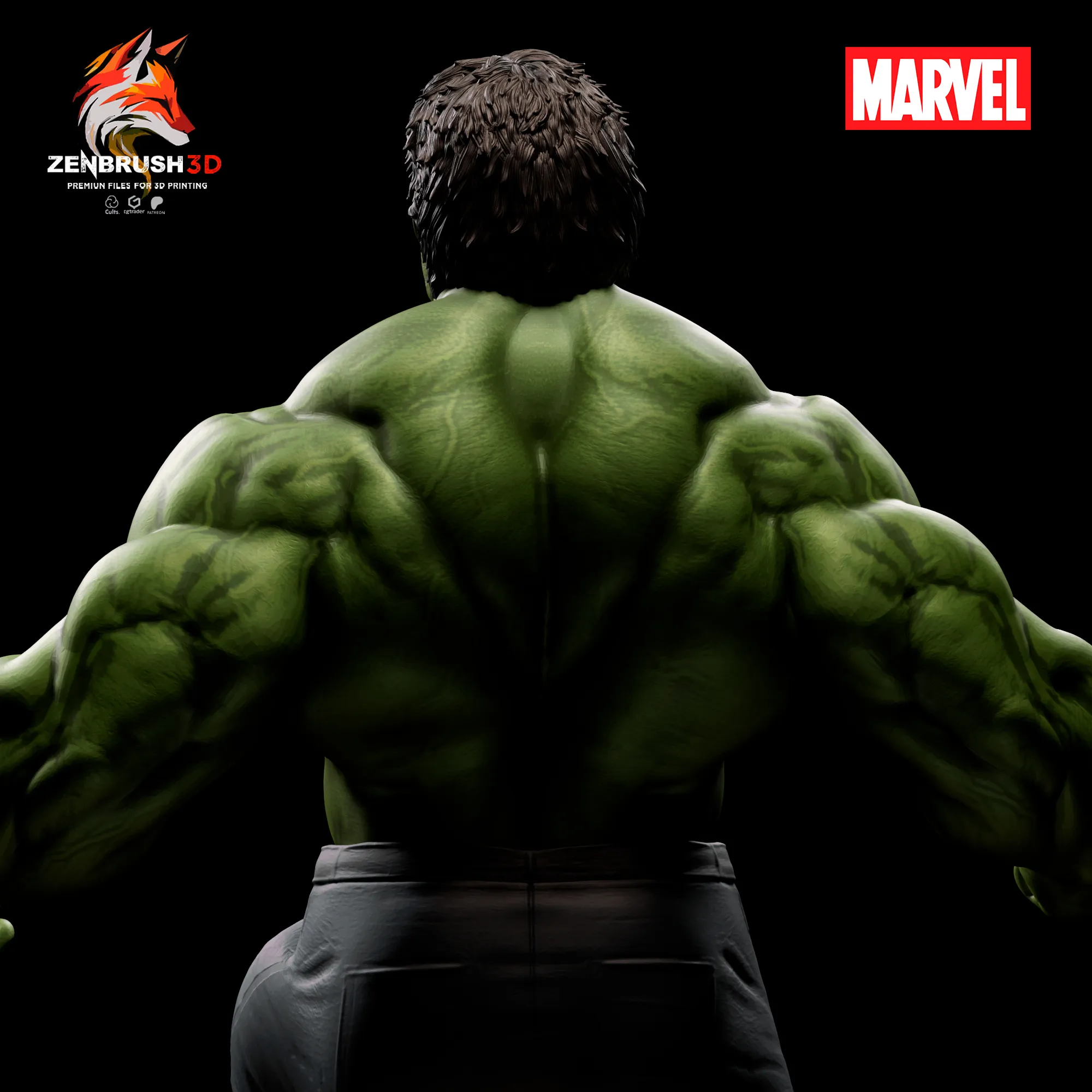 THE INCREDIBLE HULK 2008 - 3D PRINTING