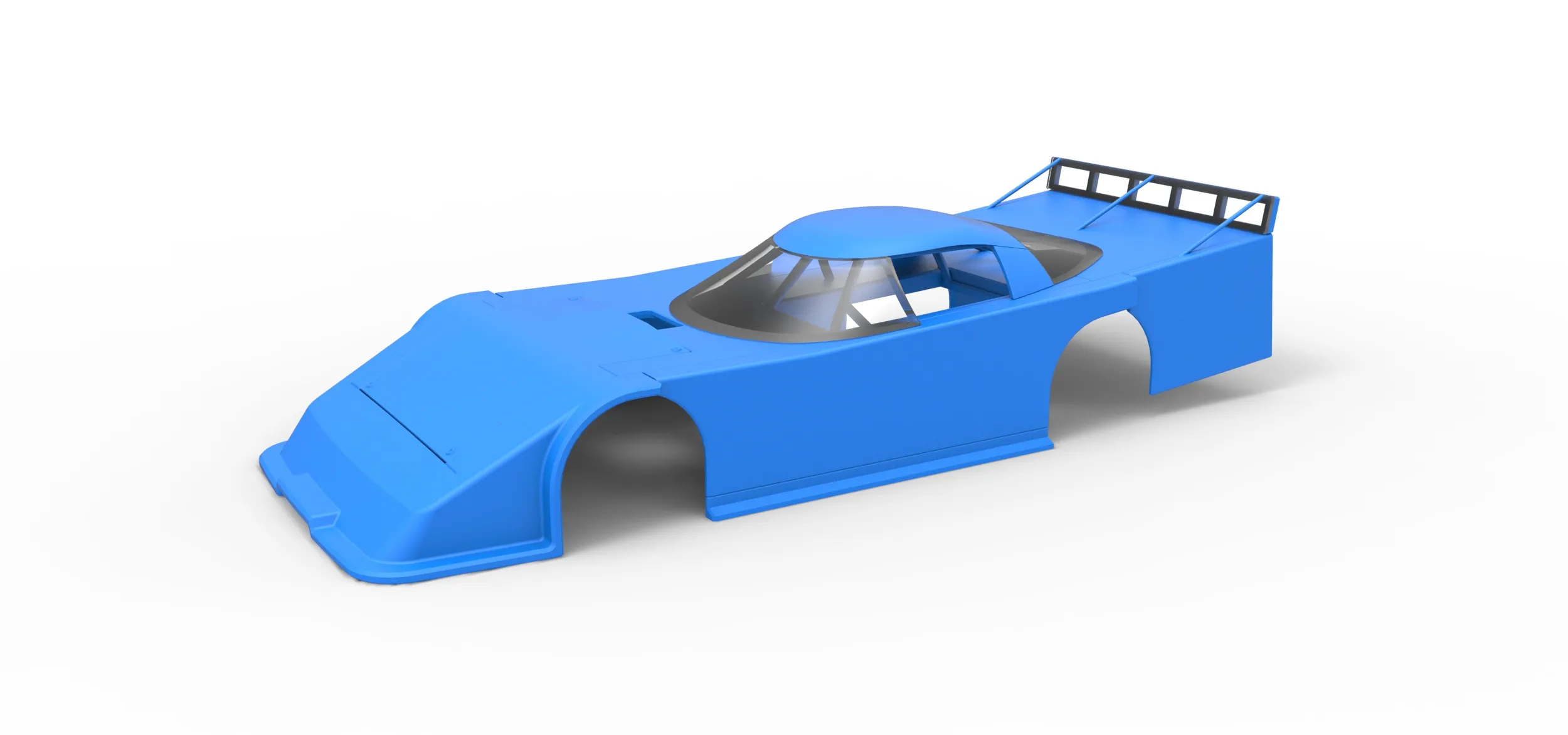 Shell of Asphalt Outlaw Super late model Scale 1:25