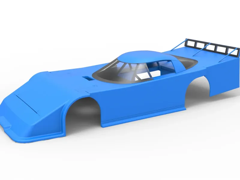 Shell of Asphalt Outlaw Super late model Scale 1:25