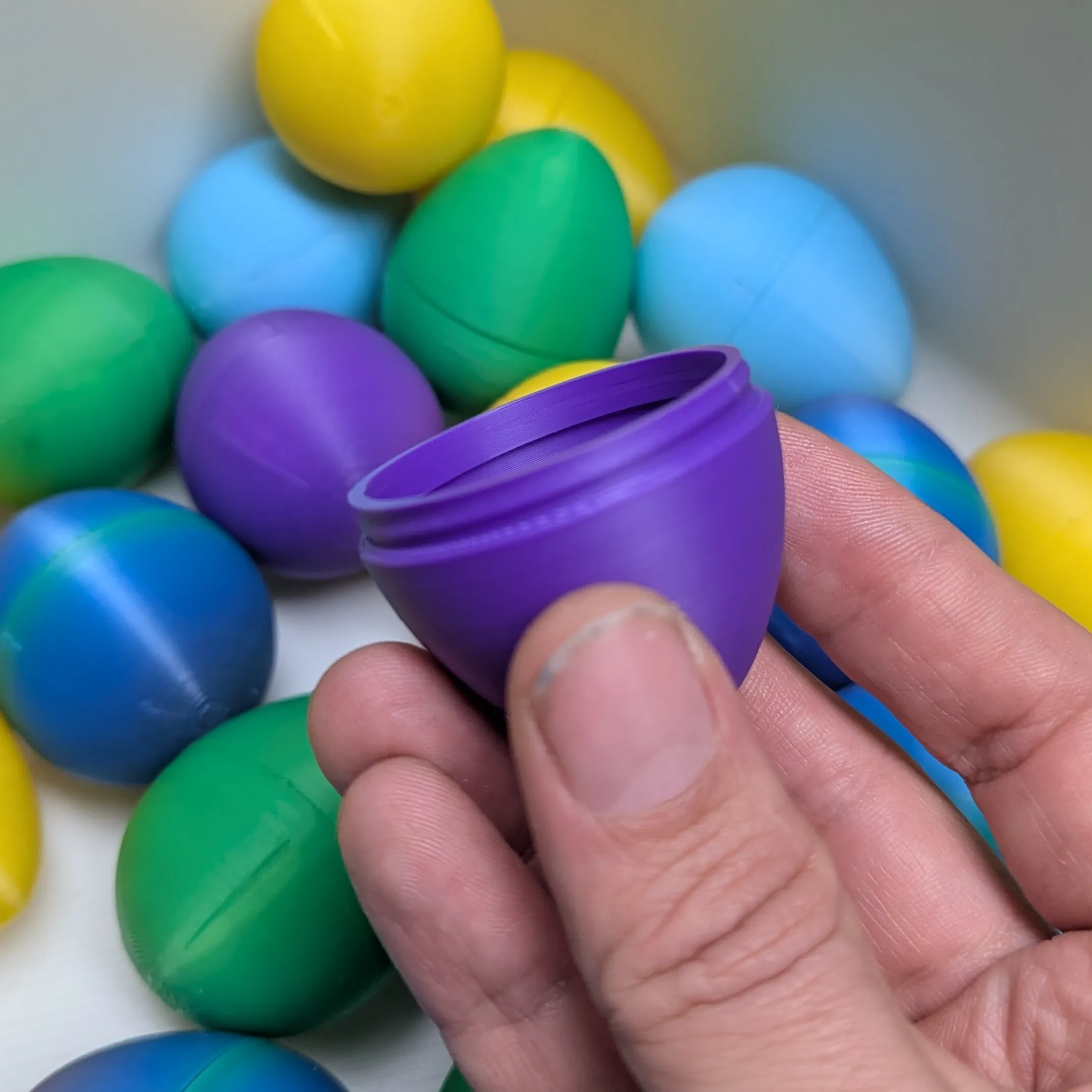 Easter Basket and Eggs