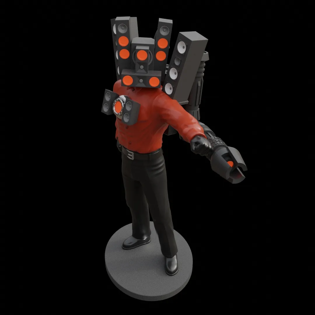 Titan Speaker Man Skibidi Toilet Fan Art