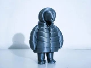Polar Bear with Moncler