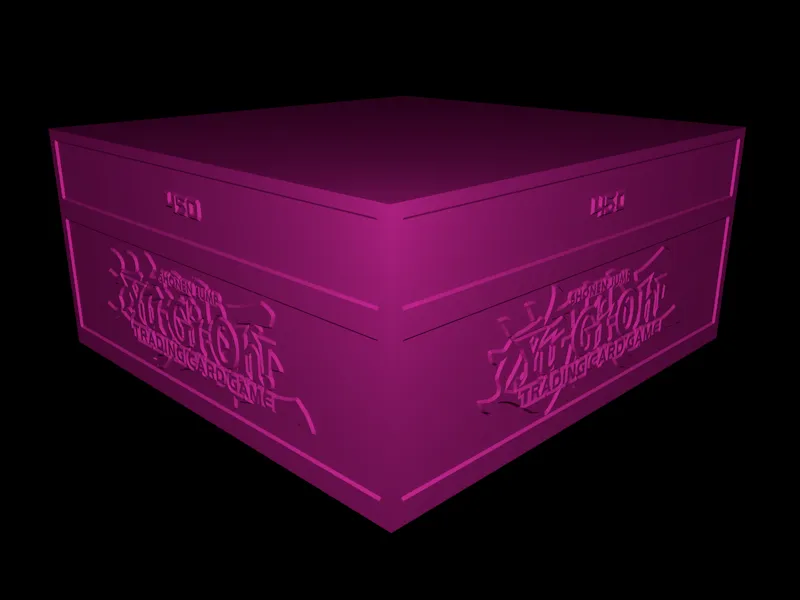 Card Box - Yugioh - 450 Cards (Topload) | 3D models download | Creality ...