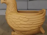 Majestic Eagle Planter 3D Model STL File for 3D Printing-2