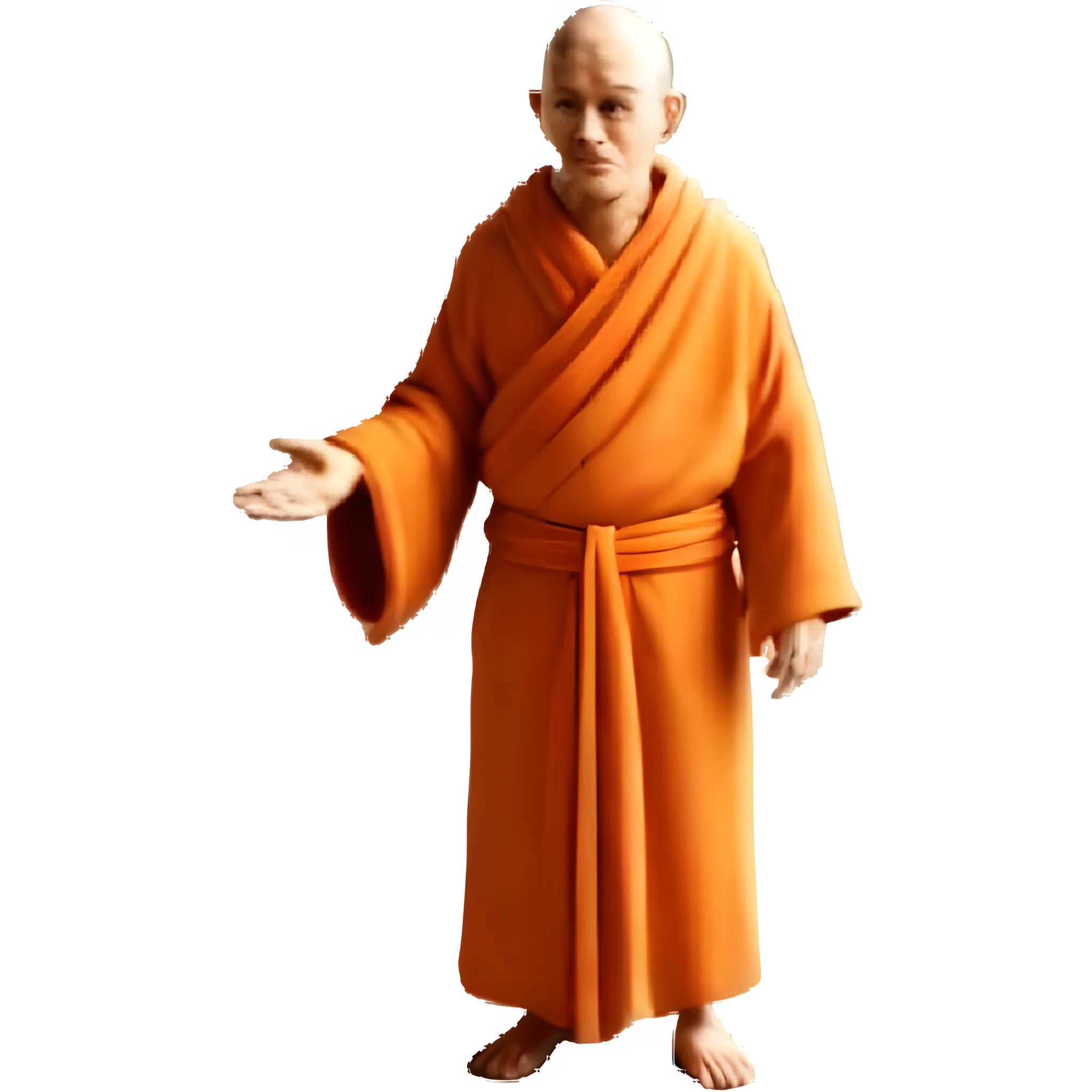 Sculptures & Artworks STL Download - Meditative Monk Figurinesby MR AnyCAD
