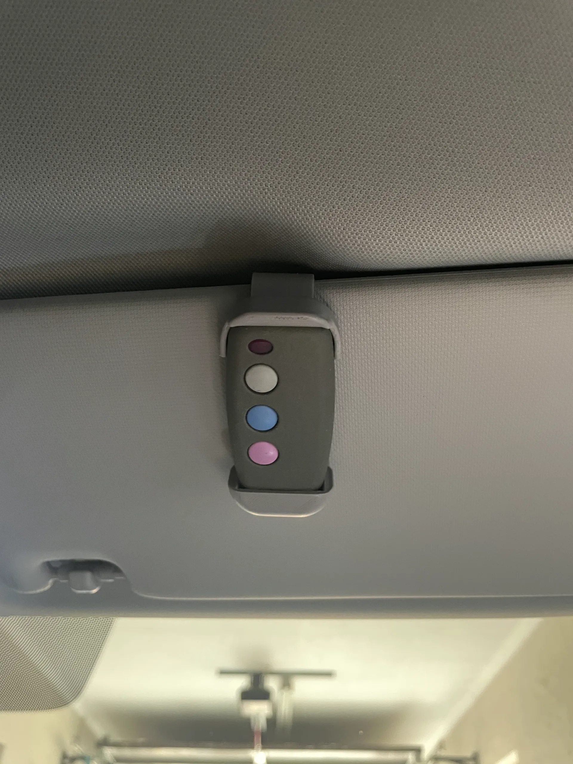 Car Sun visor remote control holder-2