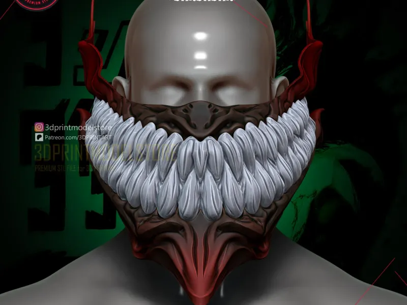 Dandadan Okarun Mask - Dan Da Dan Anime Hollow Skull