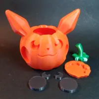 PUMPKIN WITH PIKACHU'S FACE-6