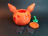 PUMPKIN WITH PIKACHU'S FACE-6