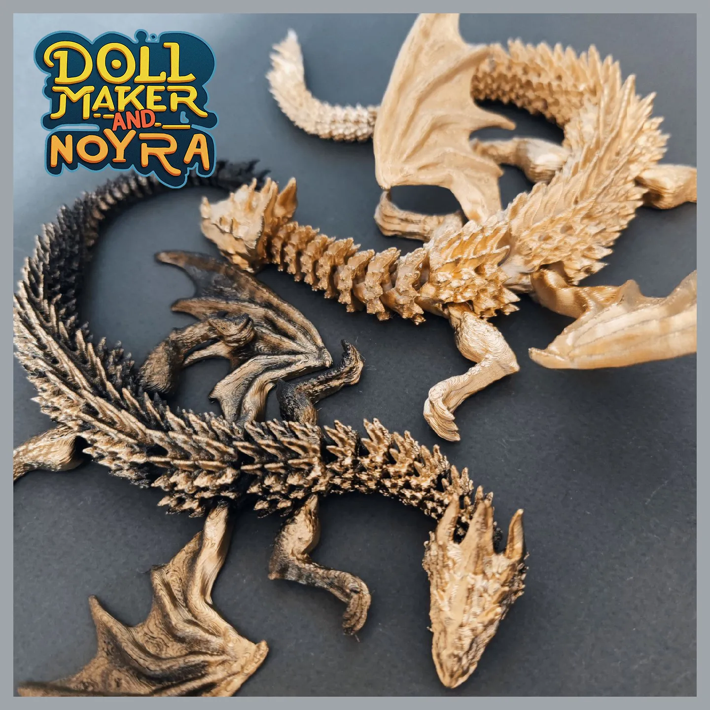 Articulated flying dragon