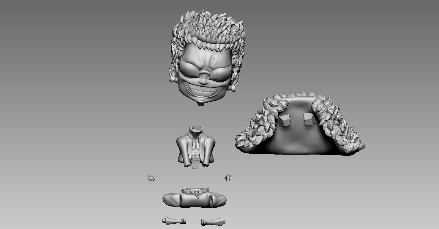 donquixote doflamingo glasses Modelo 3D