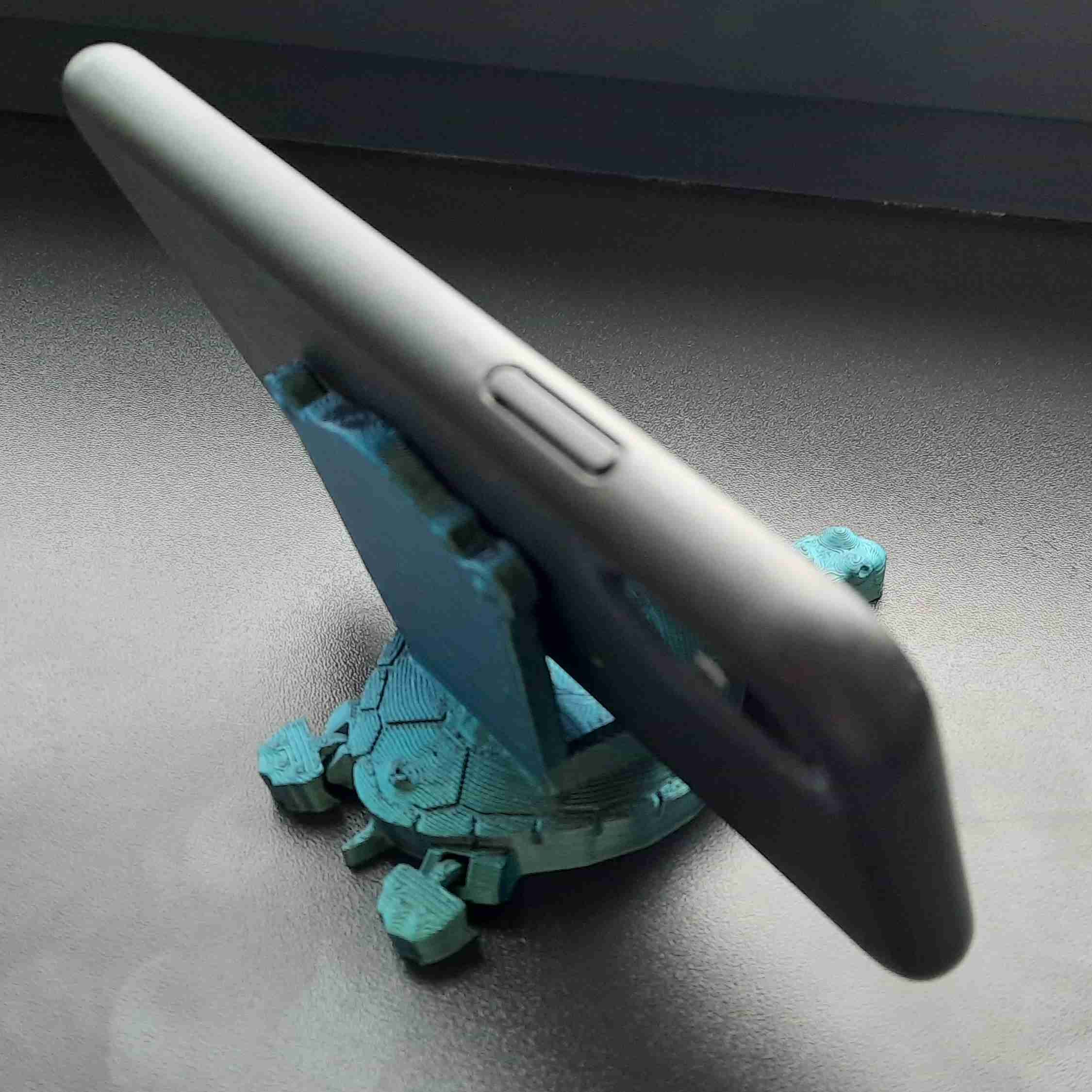 Articulated turtle PHONE holder 3D models download Creality Cloud